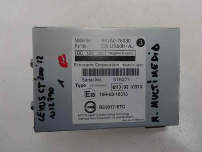 MODULO ELECTRONICO LEXUS CT 2012 1.8 16V (99 CV)