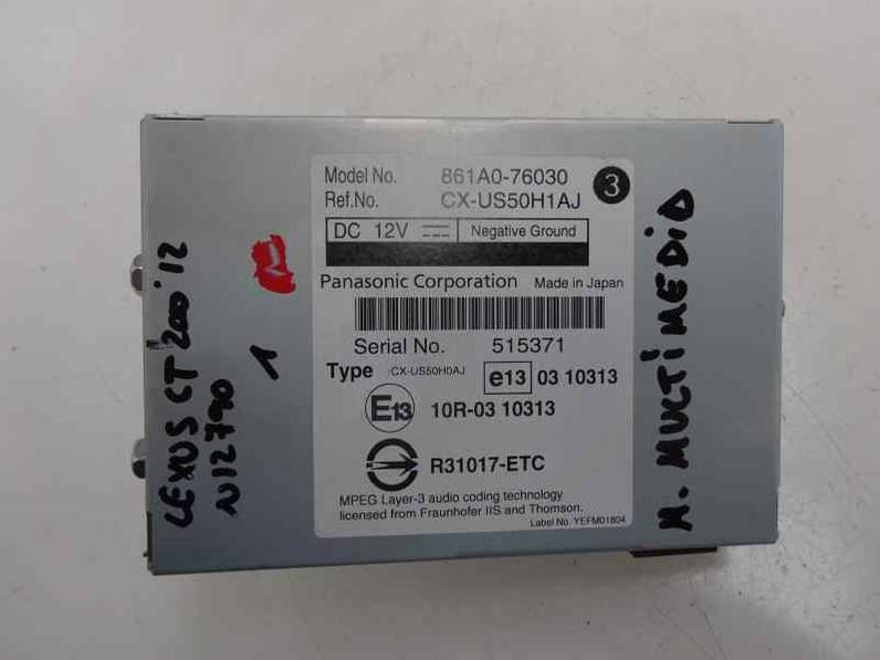 MODULO ELECTRONICO LEXUS CT 2012 1.8 16V (99 CV)