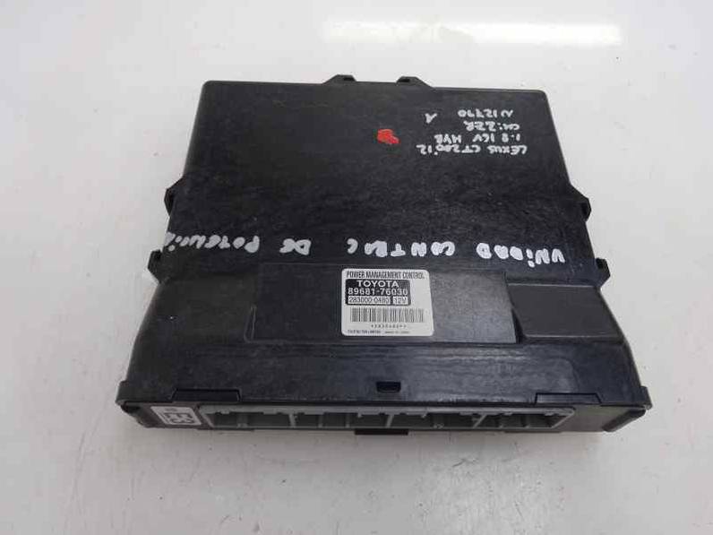 MODULO ELECTRONICO LEXUS CT 2012 1.8 16V (99 CV)