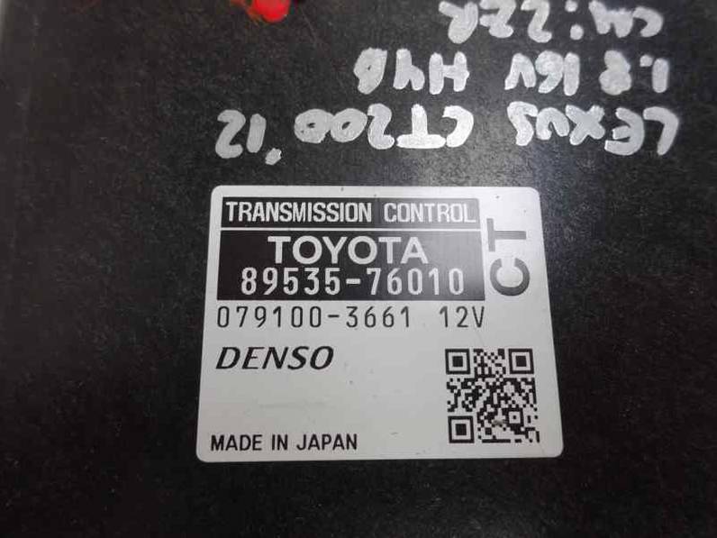 MODULO ELECTRONICO LEXUS CT 2012 1.8 16V (99 CV)