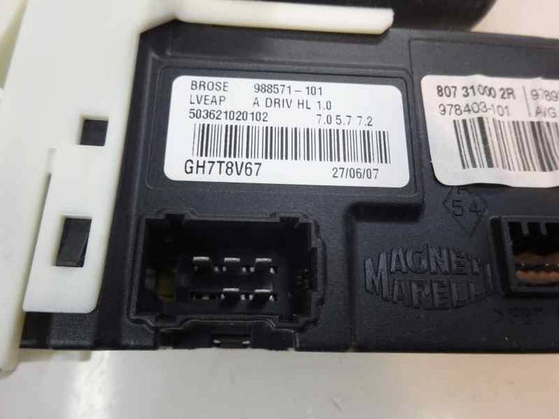 MOTOR ELEVALUNAS DELANTERO IZQUIERDO RENAULT LAGUNA III 2007 1.5 DCI D (110 CV)