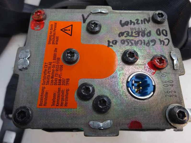 CINTURON SEGURIDAD DELANTERO DERECHO CITROEN C4 GRAND PICASSO 2007 1.6 16V HDI FAP (109 CV)