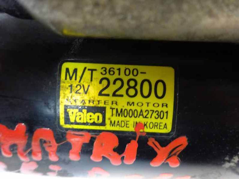 MOTOR ARRANQUE HYUNDAI MATRIX 2004 1.6 (103 CV)
