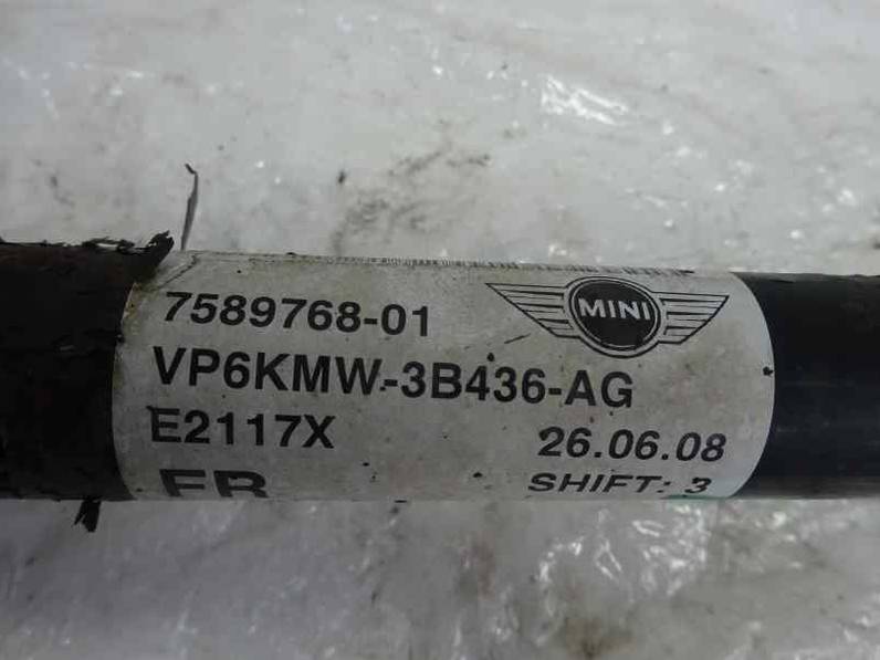 TRANSMISION DELANTERA DERECHA BMW MINI 2009 1.4 16V (95 CV)