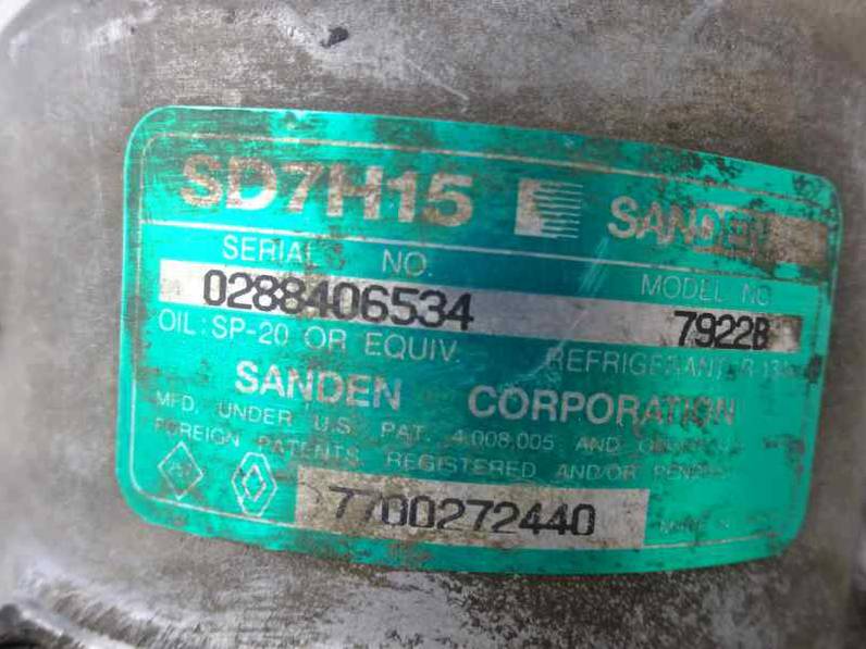 COMPRESOR AIRE ACONDICIONADO RENAULT 19 1995