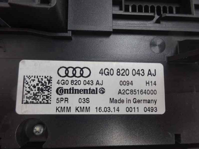 MANDO CLIMATIZADOR AUDI A6 LIM 2014 3.0 V6 24V TDI (245 CV)