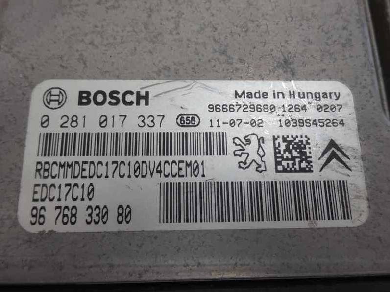 CENTRALITA MOTOR UCE CITROEN C3 2011 1.4 HDI (68 CV)