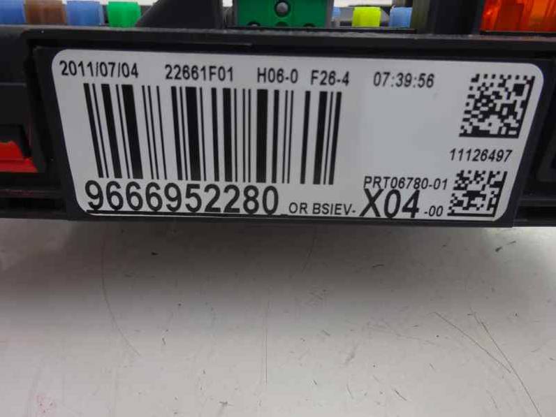 CAJA RELES FUSIBLES CITROEN C3 2011 1.4 HDI (68 CV)