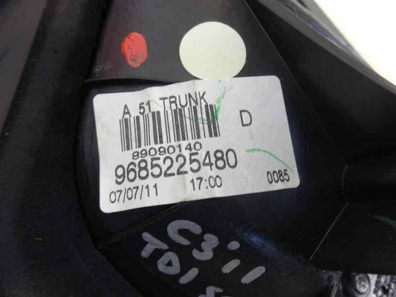 PILOTO TRASERO DERECHO CITROEN C3 2011 1.4 HDI (68 CV)