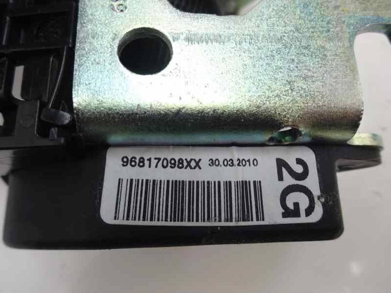 CINTURON SEGURIDAD TRASERO IZQUIERDO CITROEN C3 PICASSO 2010 1.6 16V HDI (90 CV)