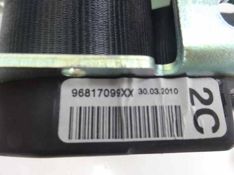 CINTURON SEGURIDAD TRASERO CENTRAL CITROEN C3 PICASSO 2010 1.6 16V HDI (90 CV)