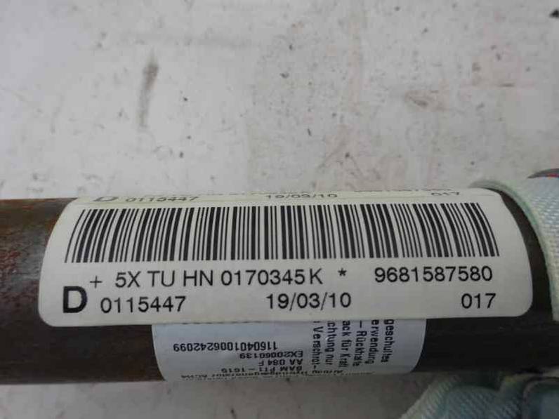 AIRBAG CORTINA DELANTERO DERECHO CITROEN C3 PICASSO 2010 1.6 16V HDI (90 CV)