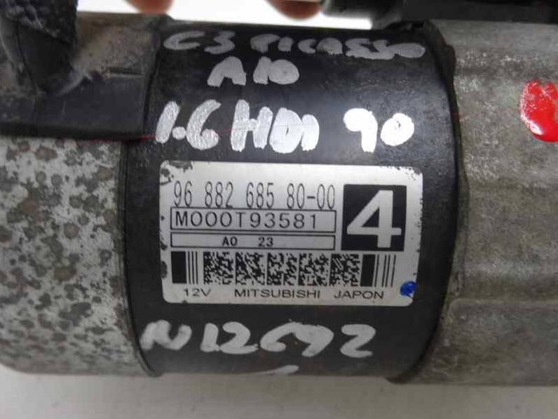 MOTOR ARRANQUE CITROEN C3 PICASSO 2010 1.6 16V HDI (90 CV)