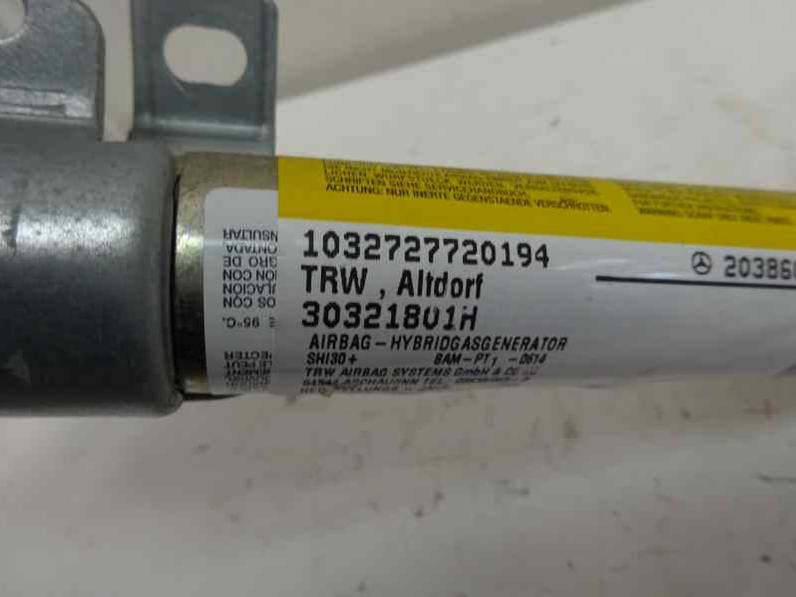 AIRBAG CORTINA DELANTERO DERECHO MERCEDES CLASE CLC CLC 2010 2.2 CDI (150 CV)