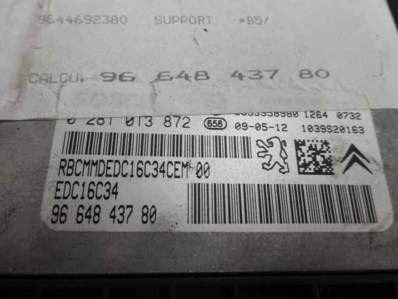 CENTRALITA MOTOR UCE CITROEN C4 BERLINA 2009 1.6 16V HDI (90 CV)