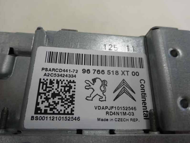 SISTEMA AUDIO RADIO CD CITROEN BERLINGO STATION WAGON 2011 1.6 E-HDI FAP (92 CV)