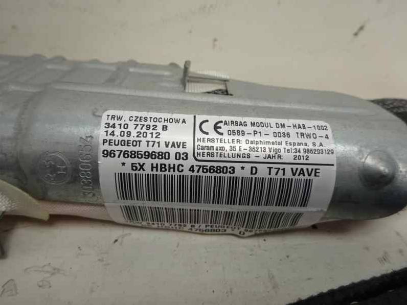 AIRBAG CORTINA DELANTERO DERECHO PEUGEOT 308 2012 1.6 HDI FAP (112 CV)