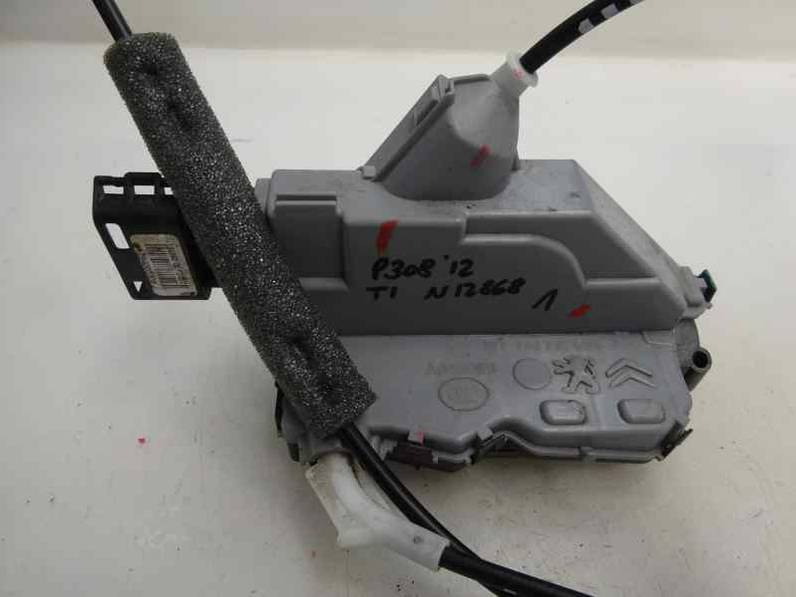 CERRADURA PUERTA TRASERA IZQUIERDA PEUGEOT 308 2012 1.6 HDI FAP (112 CV)