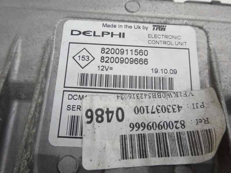 CENTRALITA MOTOR UCE RENAULT KANGOO 2008 1.5 DCI D (86 CV)