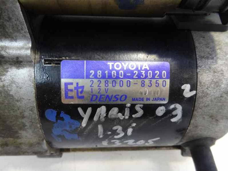 MOTOR ARRANQUE TOYOTA YARIS 2003 1.3 (87 CV)