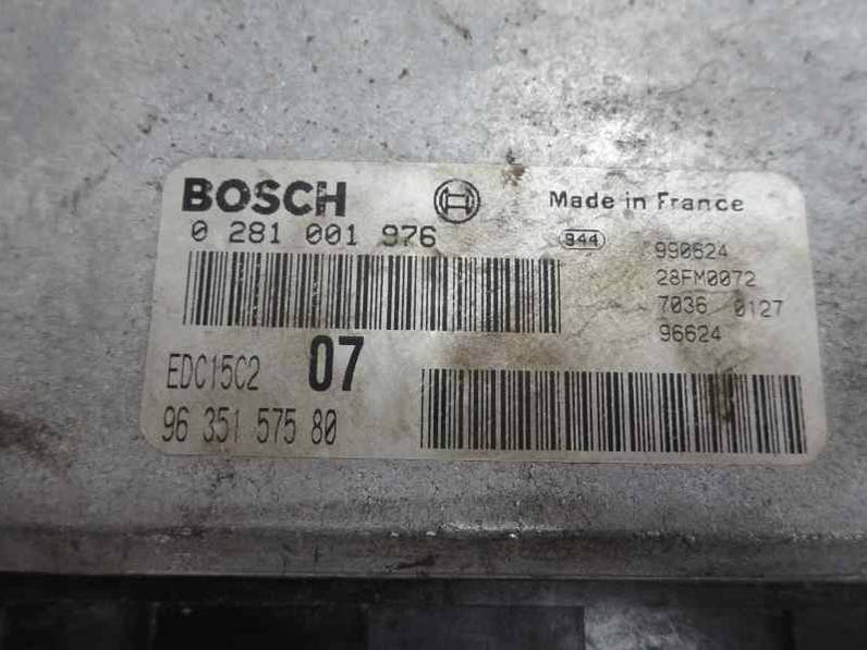 CENTRALITA MOTOR UCE PEUGEOT 306 BERLINA 3 4 5 PUERTAS 1999 2.0 HDI (90 CV)