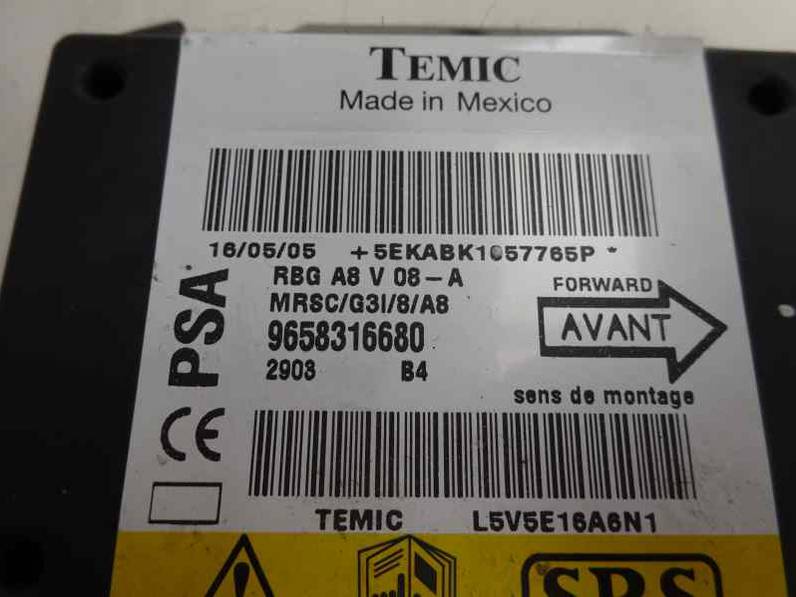 CENTRALITA AIRBAG CITROEN C3 2005 1.4 HDI (68 CV)