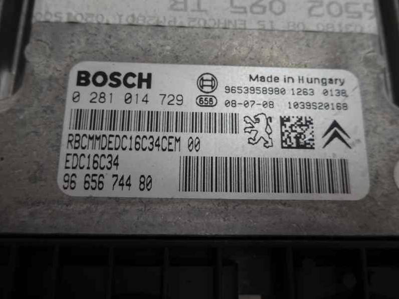 CENTRALITA MOTOR UCE PEUGEOT 3008 2009 1.6 HDI FAP (109 CV)