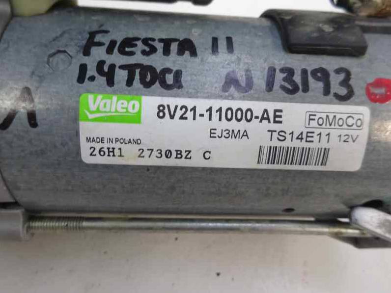 MOTOR ARRANQUE FORD FIESTA 2011 1.4 TDCI (69 CV)