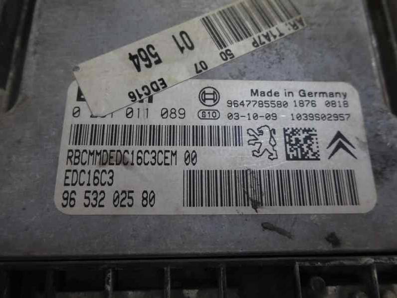 CENTRALITA MOTOR UCE PEUGEOT 206 BERLINA 2003 1.4 HDI (68 CV)