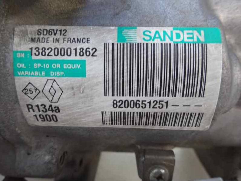 COMPRESOR AIRE ACONDICIONADO RENAULT CLIO III 2008 1.5 DCI D (106 CV)