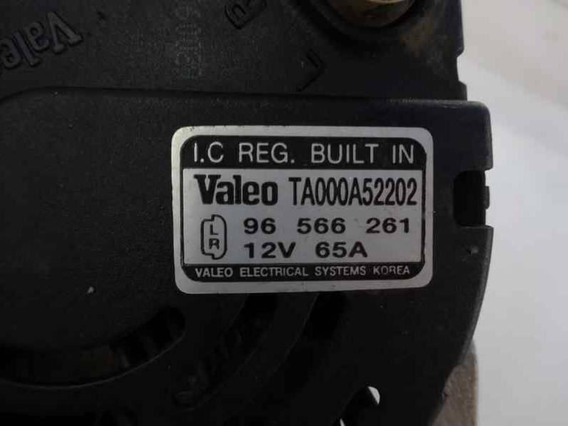 ALTERNADOR CHEVROLET MATIZ 2005 0.8 (52 CV)