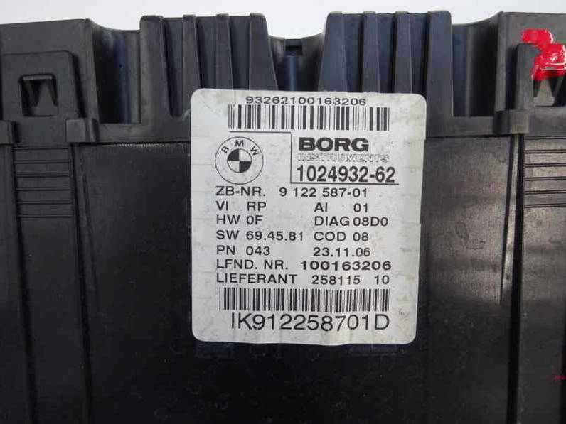 CUADRO INSTRUMENTOS BMW SERIE 1 BERLINA 2006 1.6 16V (116 CV)