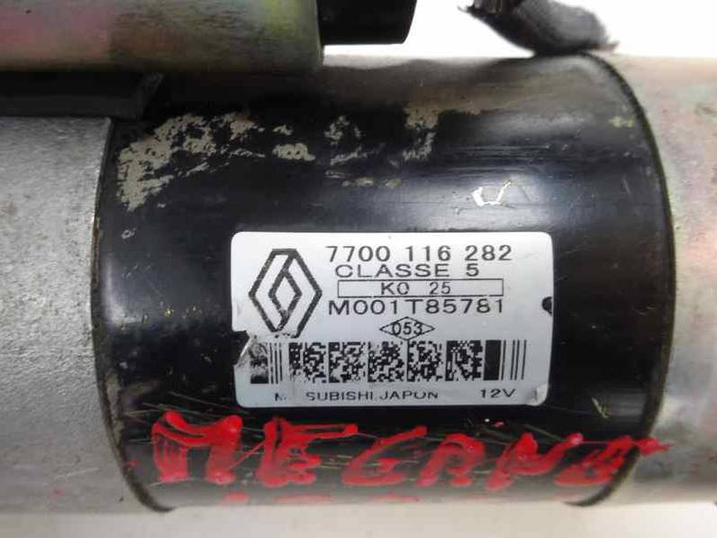 MOTOR ARRANQUE RENAULT MEGANE I FASE 2 BERLINA 2001 1.9 DCI D (102 CV)