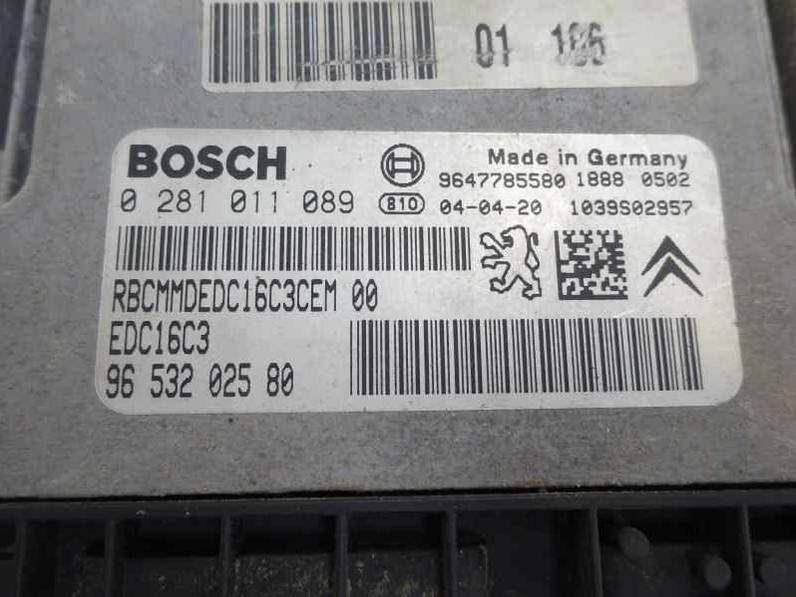 CENTRALITA MOTOR UCE PEUGEOT 206 BERLINA 2004 1.4 HDI (68 CV)