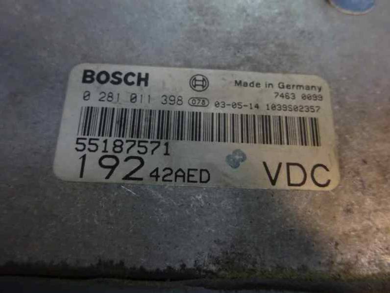 CENTRALITA MOTOR UCE FIAT STILO 2003 1.9 JTD (116 CV)