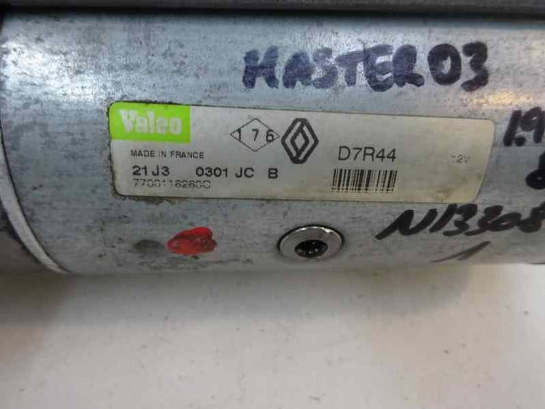 MOTOR ARRANQUE RENAULT MASTER DESDE 98 2003 1.9 D (82 CV)