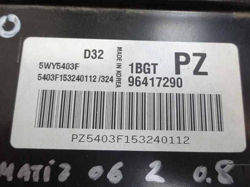 CENTRALITA MOTOR UCE CHEVROLET MATIZ 2006 0.8 (52 CV)