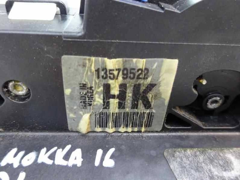 CERRADURA PUERTA DELANTERA IZQUIERDA OPEL MOKKA 2016 1.6 CDTI DPF (136 CV)