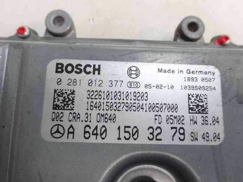 CENTRALITA MOTOR UCE MERCEDES CLASE A 2005 2.0 CDI (109 CV)