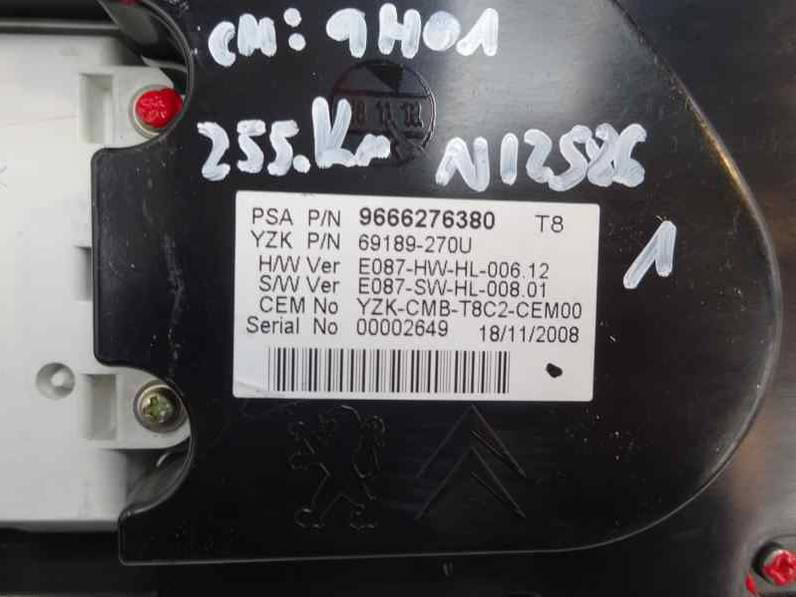 CUADRO INSTRUMENTOS PEUGEOT 3008 2009 1.6 HDI FAP (109 CV)