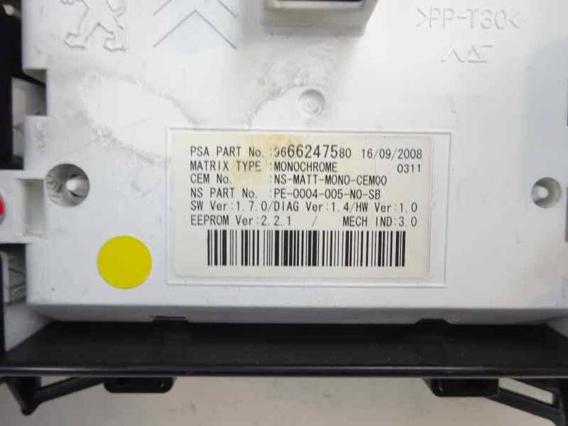 CUADRO INSTRUMENTOS PEUGEOT 3008 2009 1.6 HDI FAP (109 CV)