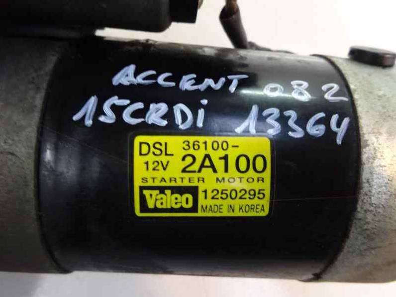 MOTOR ARRANQUE HYUNDAI ACCENT 2008 1.5 CRDI (110 CV)