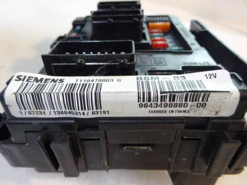 CAJA RELES FUSIBLES CITROEN C2 2003 1.6 16V (109 CV)