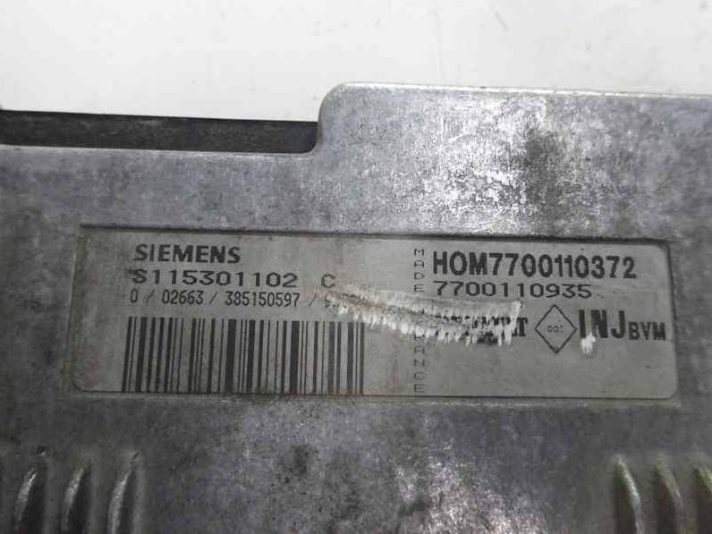 CENTRALITA MOTOR UCE RENAULT CLIO II FASE I 1999 1.6 (90 CV)