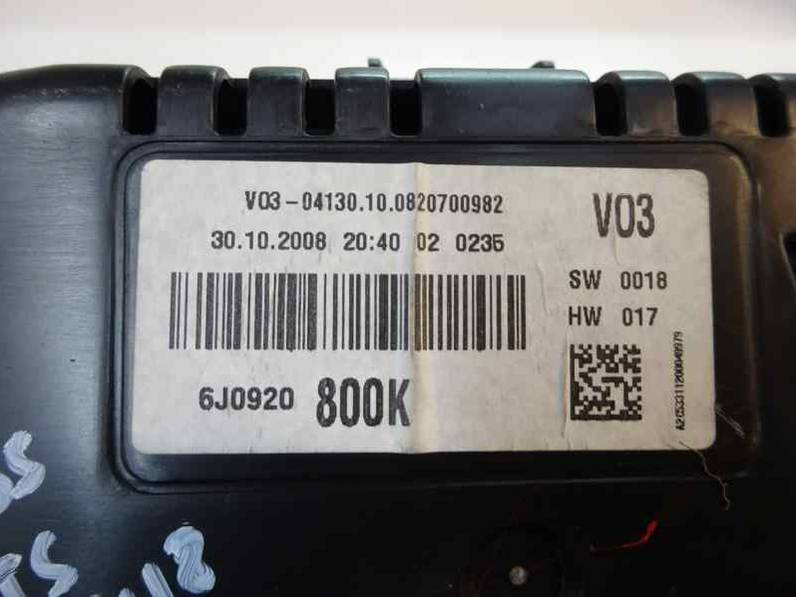 CUADRO INSTRUMENTOS SEAT IBIZA 2009 1.6 16V (105 CV)