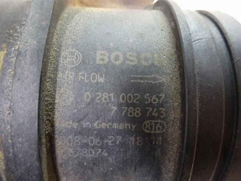 CAUDALIMETRO BMW SERIE 1 BERLINA 2008 2.0 TURBODIESEL (177 CV)