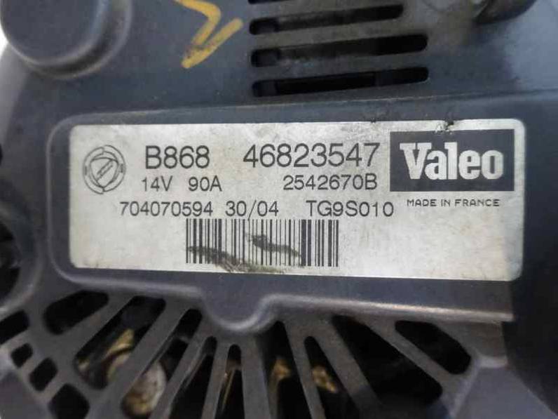 ALTERNADOR FIAT PUNTO BERLINA 2003 1.3 JTD (69 CV)