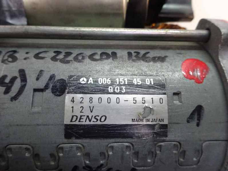 MOTOR ARRANQUE MERCEDES CLASE C BERLINA 2010 2.2 CDI (136 CV)