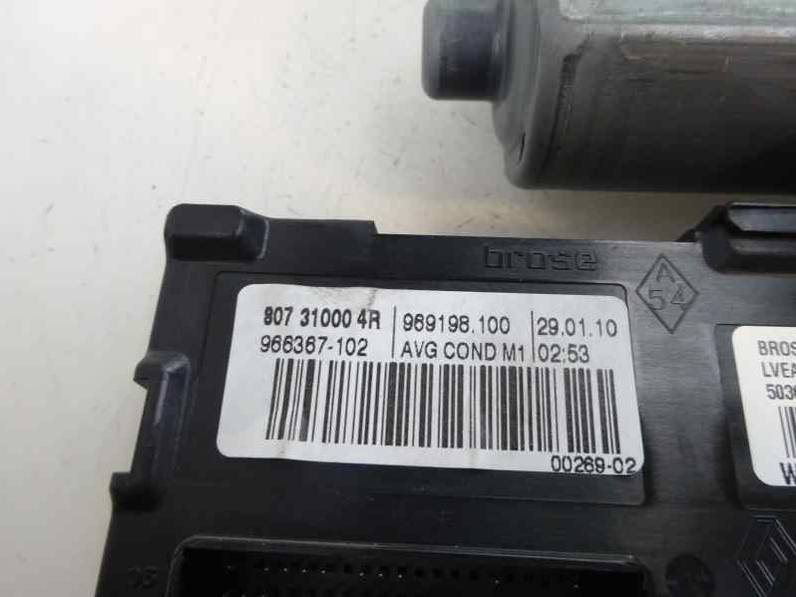 MOTOR ELEVALUNAS DELANTERO IZQUIERDO RENAULT MEGANE III BERLINA 5 P 2010 1.5 DCI D FAP (110 CV)