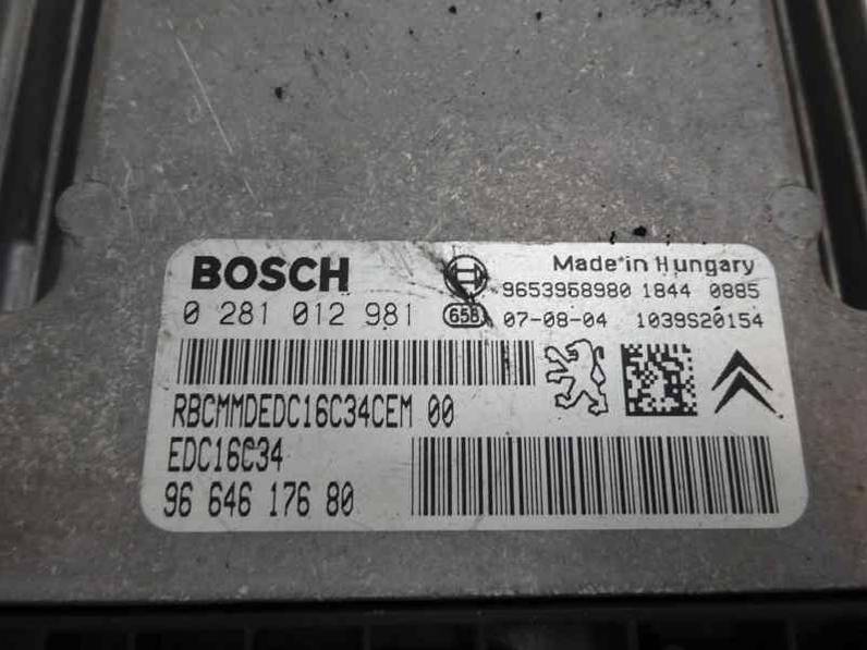 CENTRALITA MOTOR UCE CITROEN C4 GRAND PICASSO 2007 1.6 16V HDI FAP (109 CV)